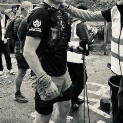 Lakeland100 2025 76 miles in and smiling